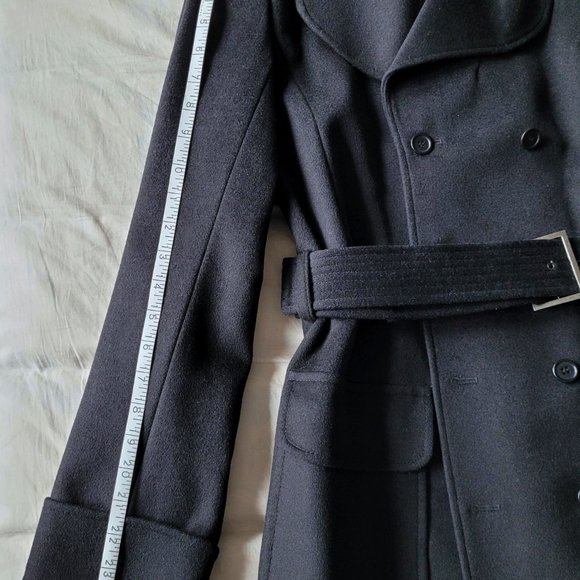 BCBGMaxAzria Black Long Coat - Picture 4 of 7